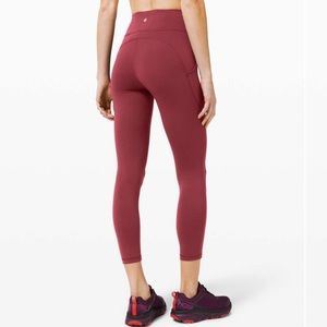 Lululemon Invigorate High-Rise Tight 25" Chianti
